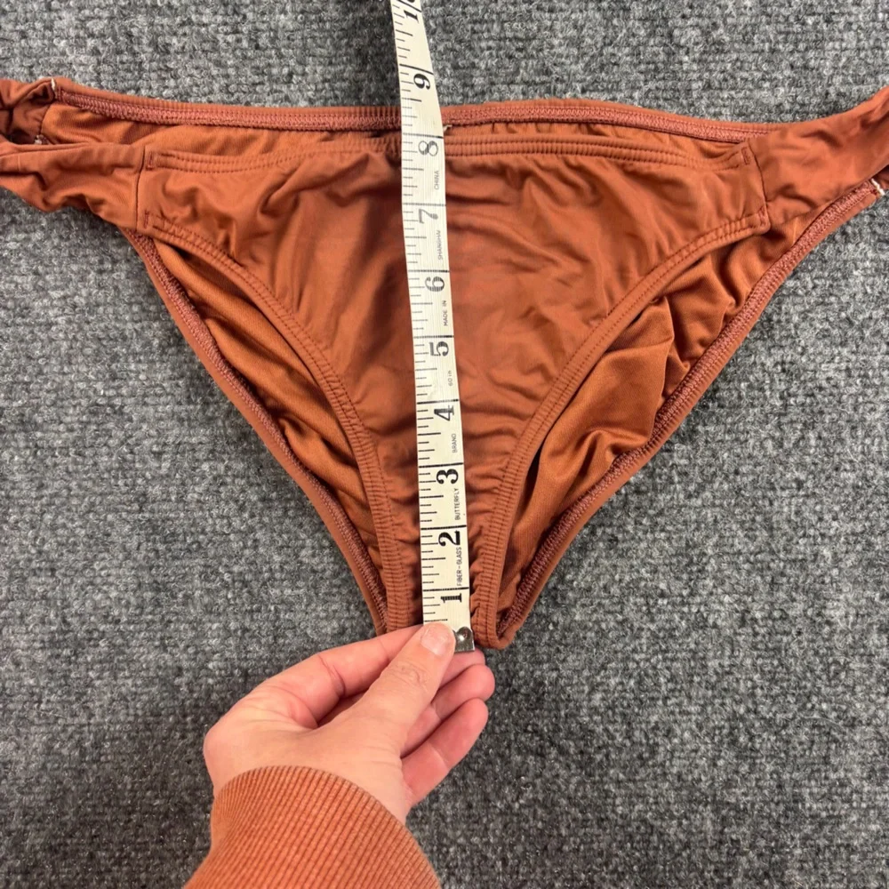 O’NEILL Women’s Brown Bikini Bottom Twist sides size: Medium